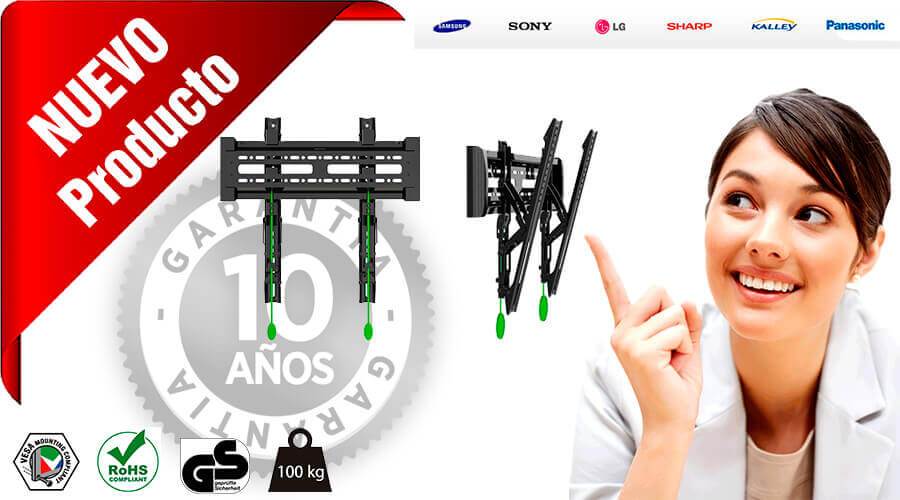 Soporte fijo para colgar Tv monitor en pared