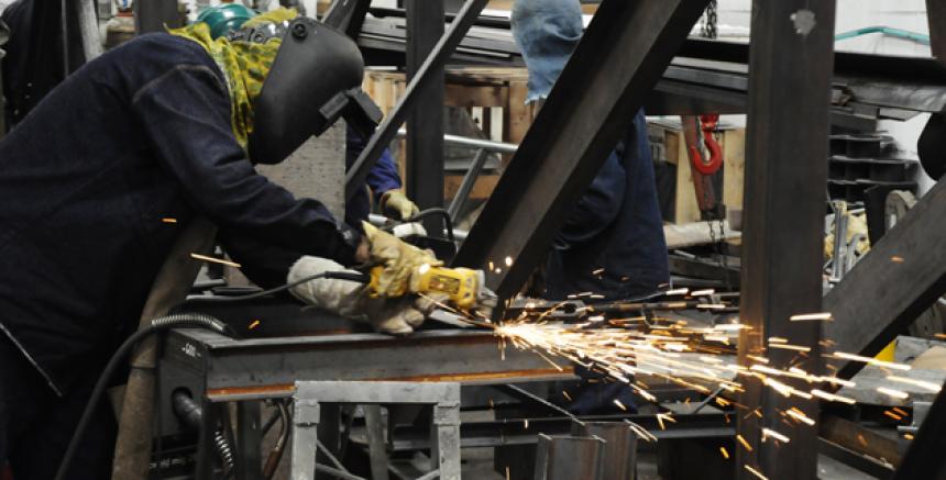 Fabricacion de soportes metalicos para tv