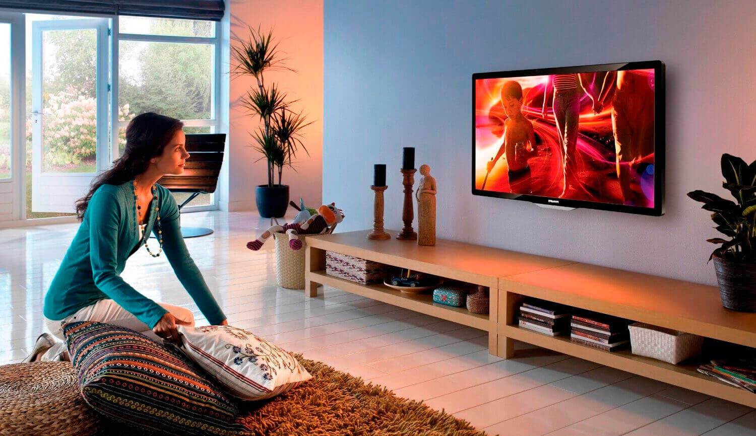 Soporte giratorio de pared para tv